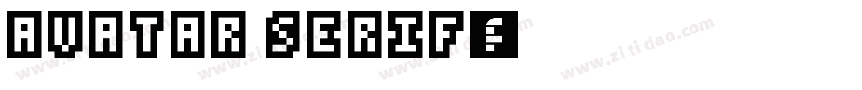 Avatar Serif字体转换